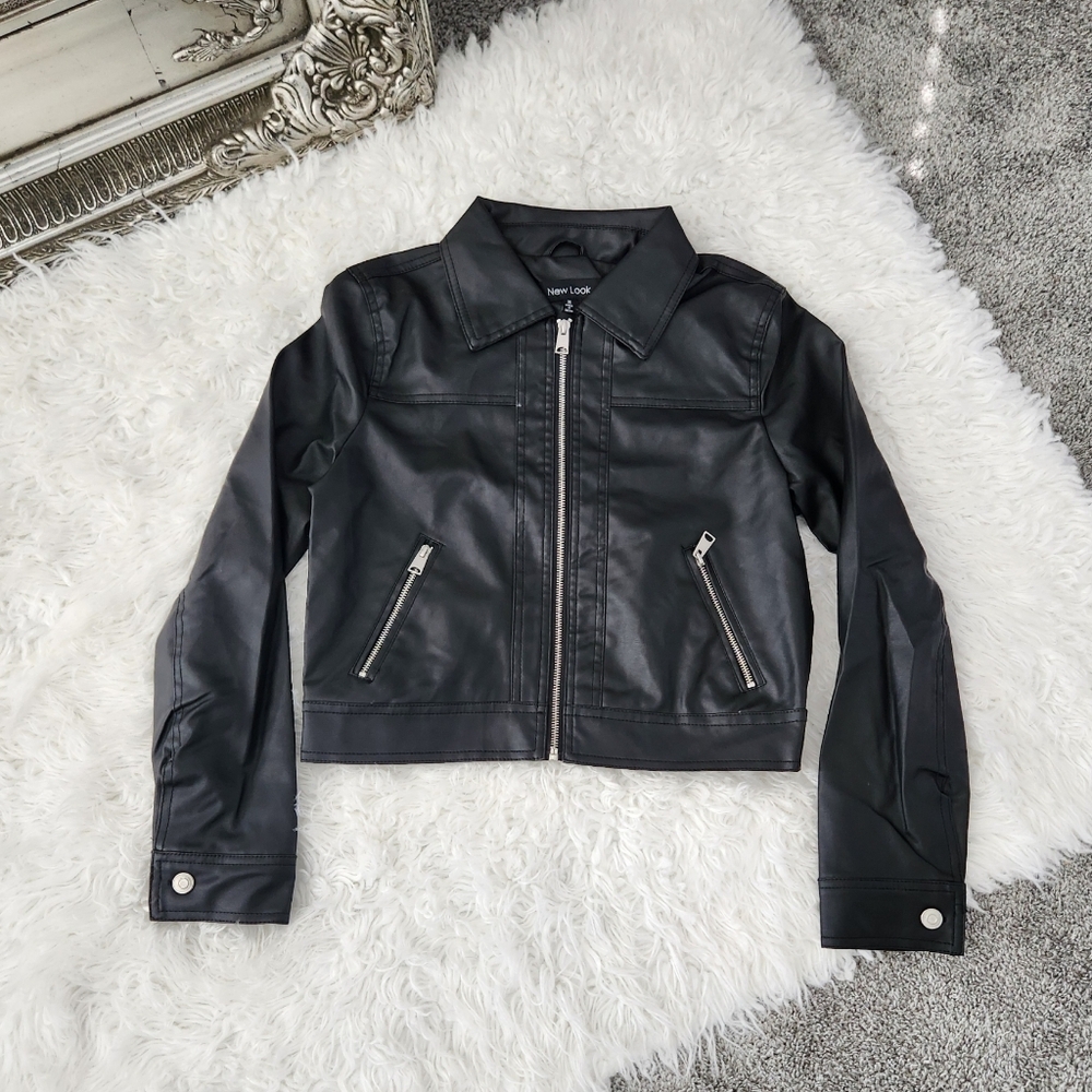 New Look Faux Leather Jacket. Size Medium. New without tags.